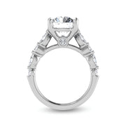 14K White Gold Lab Grown Diamond 3 5/8 Ct.Tw. Labgrown Engagement Ring