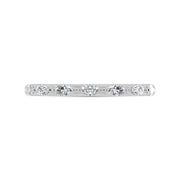 14K White Gold Lab Grown Diamond 1/4 Ct.Tw. Stackable Band
