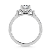 14K White Gold Lab Grown Diamond 1 1/4 Ct.Tw. Engagement Ring