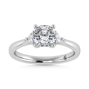 14K White Gold Lab Grown Diamond 1 1/6 Ct.Tw. Engagement Ring