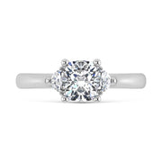 14K White Gold Lab Grown Diamond 1 1/6 Ct.Tw. Engagement Ring