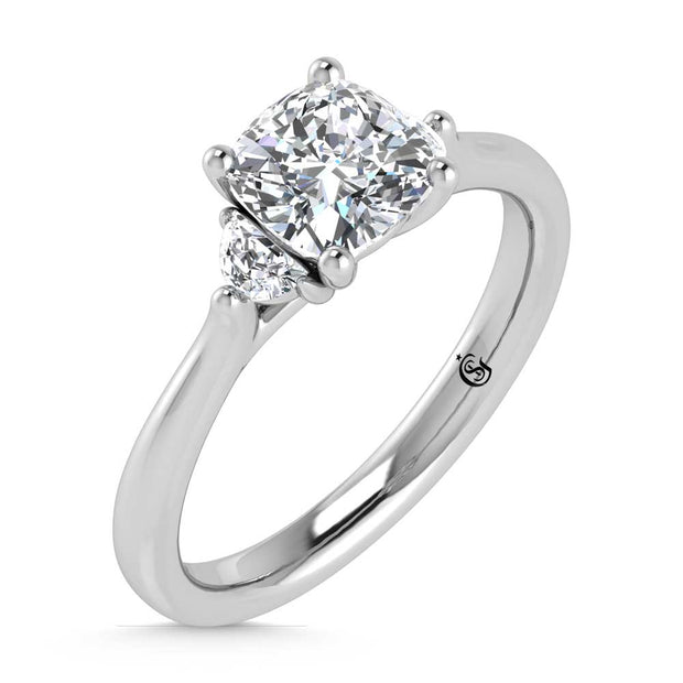 14K White Gold Lab Grown Diamond 1 1/6 Ct.Tw. Engagement Ring