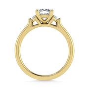 14K Yellow Gold Lab Grown Diamond 1 1/6 Ct.Tw. Engagement Ring