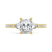 14K Yellow Gold Lab Grown Diamond 1 3/8 Ct.Tw. Engagement Ring