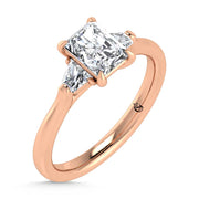 14K Rose Gold Lab Grown Diamond 1 1/4 Ct.Tw. Engagement Ring