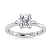 10K White Gold Lab Grown Diamond 1 1/4 Ct.Tw. Engagement Ring