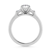 10K White Gold Lab Grown Diamond 1 1/4 Ct.Tw. Engagement Ring