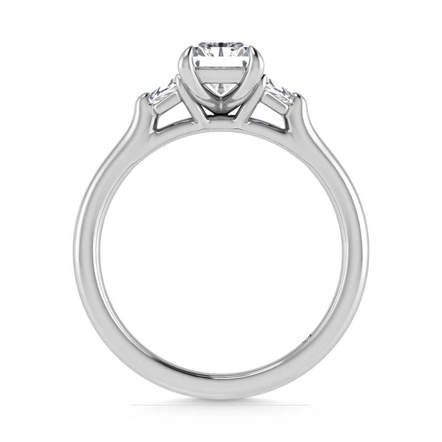 10K White Gold Lab Grown Diamond 1 1/4 Ct.Tw. Engagement Ring