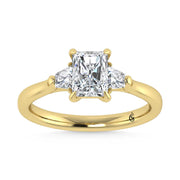 14K Yellow Gold Lab Grown Diamond 1 1/4 Ct.Tw. Engagement Ring