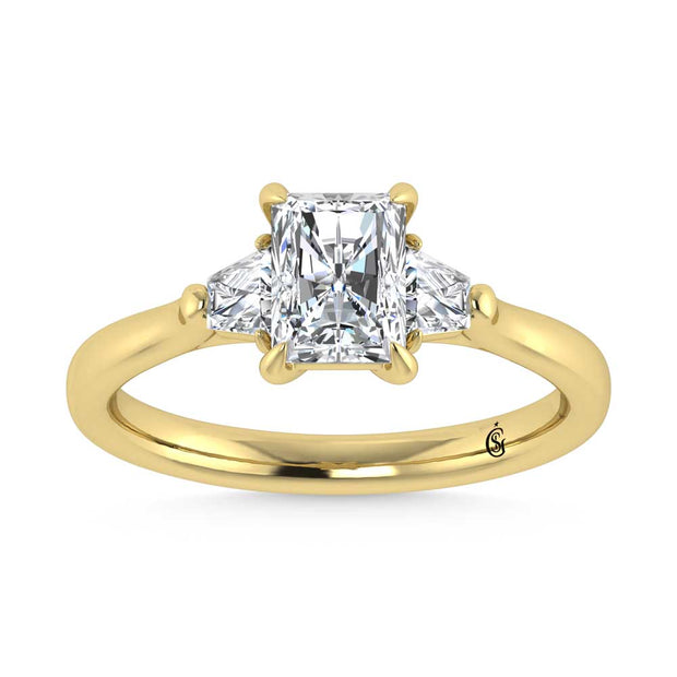 14K Yellow Gold Lab Grown Diamond 1 1/4 Ct.Tw. Engagement Ring