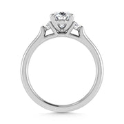 14K White Gold Lab Grown Diamond 1 1/6 Ct.Tw. Engagement Ring