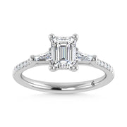 14K White Gold Lab Grown Diamond 1 1/4 Ct.Tw. Engagement Ring