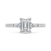 14K White Gold Lab Grown Diamond 1 1/4 Ct.Tw. Engagement Ring