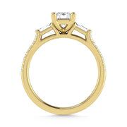 14K Yellow Gold Lab Grown Diamond 1 1/4 Ct.Tw. Engagement Ring