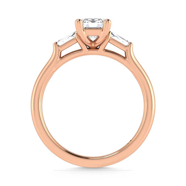 14K Rose Gold Lab Grown Diamond 1 1/5 Ct.Tw. Engagement Ring