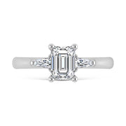 14K White Gold Lab Grown Diamond 1 1/5 Ct.Tw. Engagement Ring