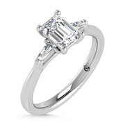 14K White Gold Lab Grown Diamond 1 1/5 Ct.Tw. Engagement Ring