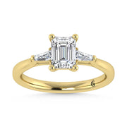 14K Yellow Gold Lab Grown Diamond 1 1/5 Ct.Tw. Engagement Ring