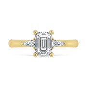 14K Yellow Gold Lab Grown Diamond 1 1/5 Ct.Tw. Engagement Ring