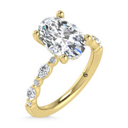 14K Yellow Gold Lab Grown Diamond 2 3/8 Ct.Tw. Engagement Ring