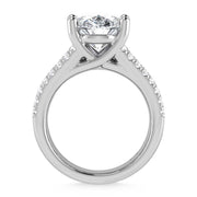 14K White Gold Lab Grown Diamond 7 1/2 Ct.Tw. Engagement Ring