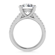 14K White Gold Lab Grown Diamond 4 1/6 Ct.Tw. Engagement Ring