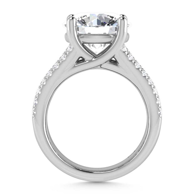 14K White Gold Lab Grown Diamond 7 1/2 Ct.Tw. Engagement Ring