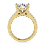 14K Yellow Gold Lab Grown Diamond 7 1/2 Ct.Tw. Engagement Ring