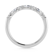 14K White Gold Lab Grown Diamond 1/4 Ct.Tw. Stackable Band