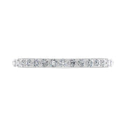 14K White Gold Lab Grown Diamond 1/4 Ct.Tw. Stackable Band
