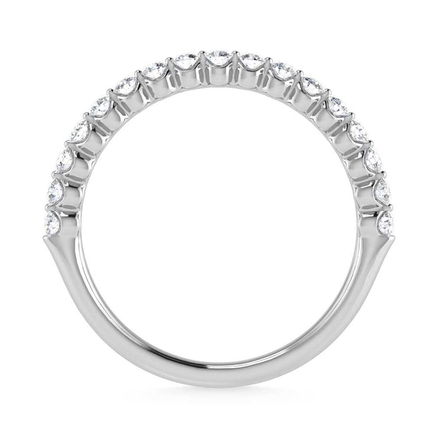 14K White Gold Lab Grown Diamond 1/4 Ct.Tw. Stackable Band