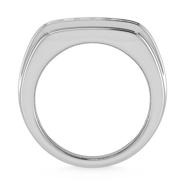 14K White Gold Lab Grown Diamond 1 7/8 Ct.Tw.  Diamond Mens Ring