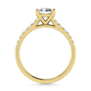 10K Yellow Gold Lab Grown Diamond 1 1/4 Ct.Tw. Engagement Ring