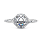 10K White Gold Lab Grown Diamond 1 1/4 Ct.Tw. Engagement Ring