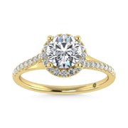 10K Yellow Gold Lab Grown Diamond 1 1/4 Ct.Tw. Engagement Ring