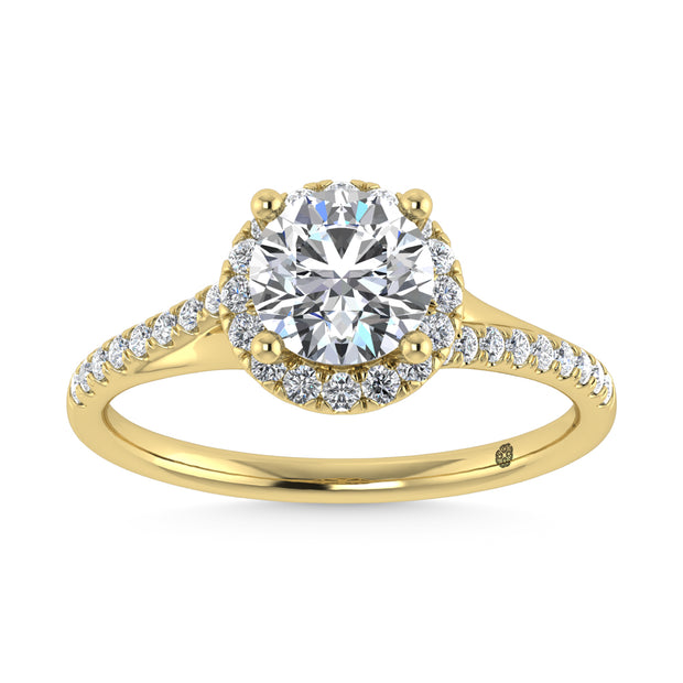 10K Yellow Gold Lab Grown Diamond 1 1/4 Ct.Tw. Engagement Ring