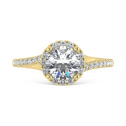 10K Yellow Gold Lab Grown Diamond 1 1/4 Ct.Tw. Engagement Ring