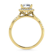 10K Yellow Gold Lab Grown Diamond 1 1/4 Ct.Tw. Engagement Ring