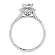 10K White Gold Lab Grown Diamond 1 1/4 Ct.Tw. Engagement Ring