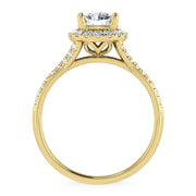 10K Yellow Gold Lab Grown Diamond 1 1/4 Ct.Tw. Engagement Ring