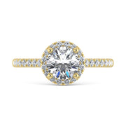 10K Yellow Gold Lab Grown Diamond 1 1/4 Ct.Tw. Engagement Ring