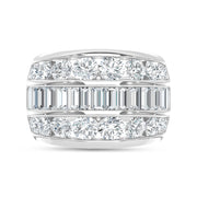 14K White Gold Lab Grown Diamond 4 Ct.Tw. Fashion Ring