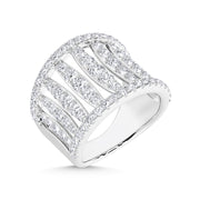 14K White Gold Lab Grown Diamond 2 1/2 Ct.Tw. Fashion Ring