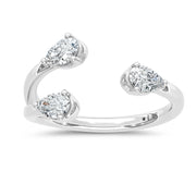 14K White Gold Lab Grown Diamond 1/2 Ct.Tw. Fashion Ring