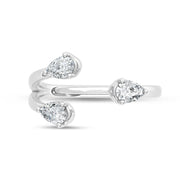 14K White Gold Lab Grown Diamond 1/2 Ct.Tw. Fashion Ring