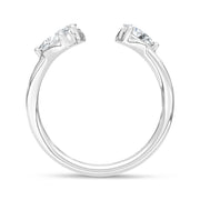 14K White Gold Lab Grown Diamond 1/2 Ct.Tw. Fashion Ring