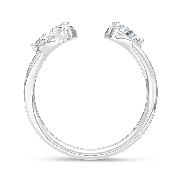 14K White Gold Lab Grown Diamond 1/2 Ct.Tw. Fashion Ring