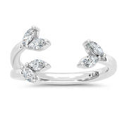 14K White Gold Lab Grown Diamond 1/3 Ct.Tw. Fashion Ring