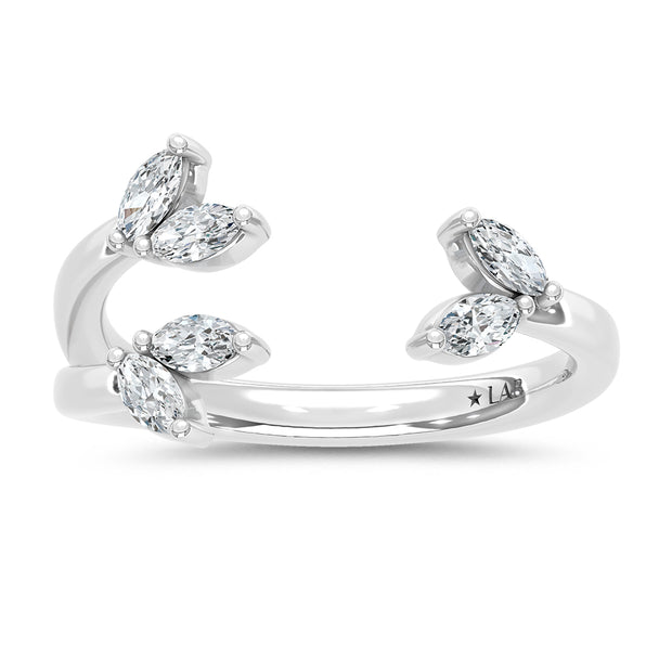 14K White Gold Lab Grown Diamond 1/3 Ct.Tw. Fashion Ring