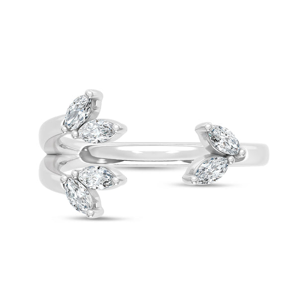 14K White Gold Lab Grown Diamond 1/3 Ct.Tw. Fashion Ring